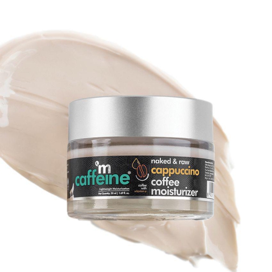 mCaffeine Lightweight Cappuccino Coffee Moisturizer with Vitamin E & Almond Milk (50ml)