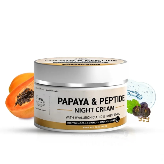 Papaya & Peptide Night Cream for Healthy Skin