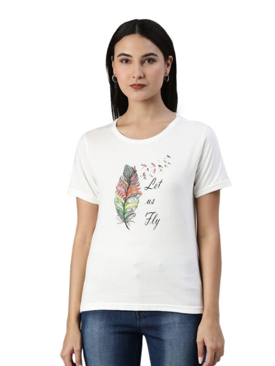 Womens Printed Casual Tshirt