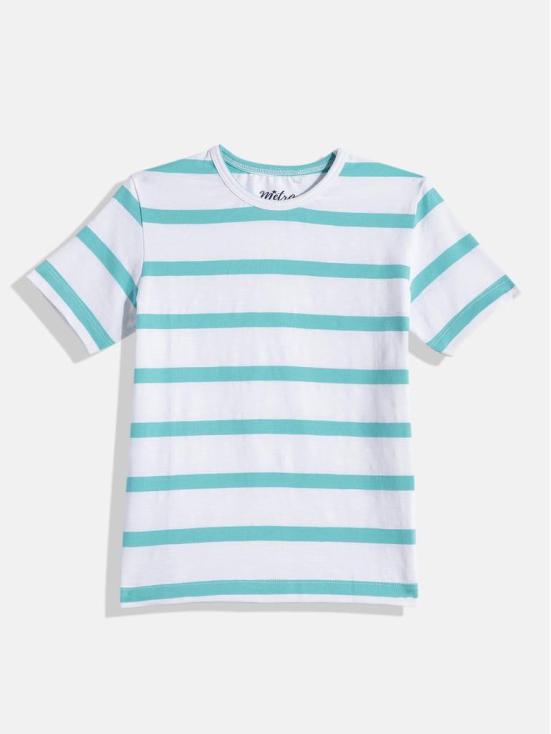 Boys Striped Round Neck T-shirt