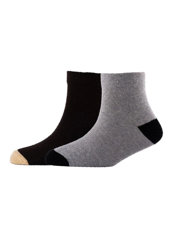 Men Pack Of 2 Cotton Ankle Length Socks