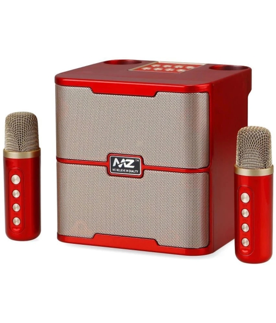 MZ M203 20 W Bluetooth Speaker Bluetooth V 5.0 with SD card Slot Playback Time 6 hrs Red - Red