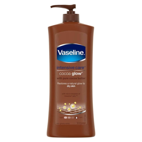 Vaseline Intensive Care Cocoa Glow Body Lotion, 300Ml