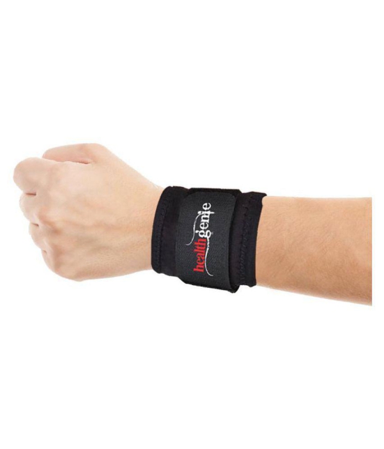 Healthgenie Adjustable 1 Piece - Black Wrist Support Free Size