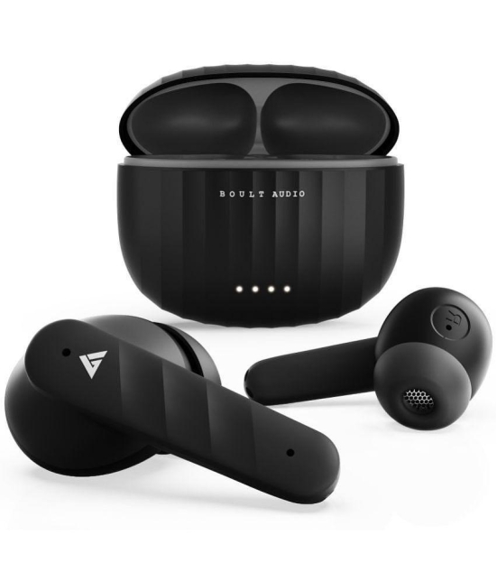 Boult Audio X45 In Ear True Wireless (TWS) 40 Hours Playback IPX5(Splash & Sweat Proof) Powerfull bass -Bluetooth V 5.3 Black