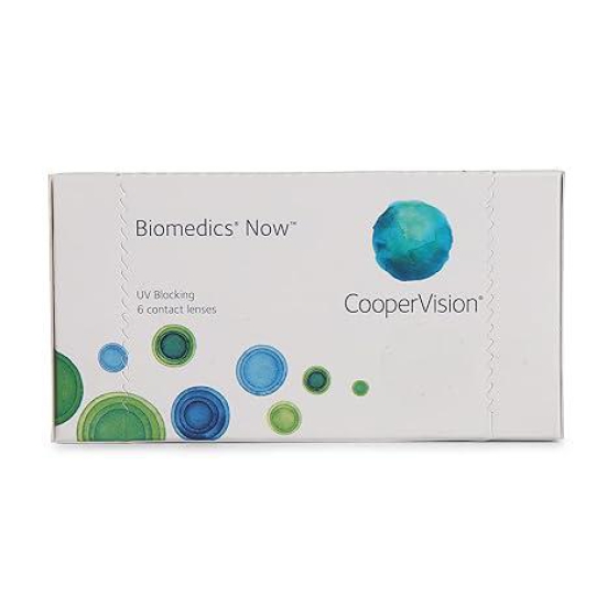 CooperVision Biomedics NOW UV Blocking Spherical Monthly Disposable Hydrogel Lenses (6 Lenses/Box)--06.00