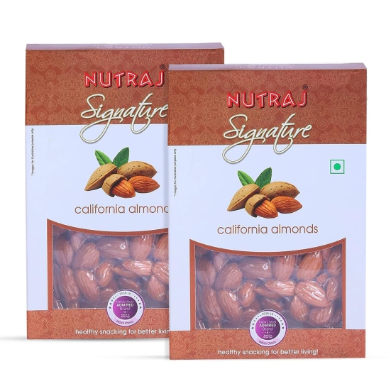 Nutraj Signature California Almond Kernels 200g (Pack of 2)