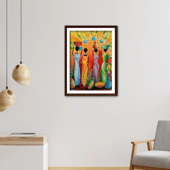 African Tribal Women Painting