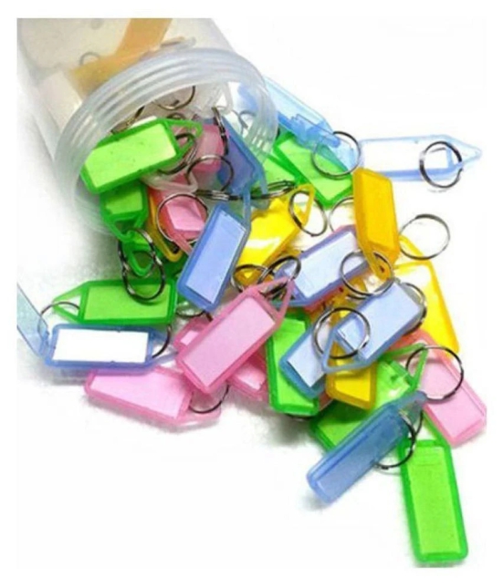 GRD Enterprises Assorted Key Tag Keychain Pack Of 50 Key Chains