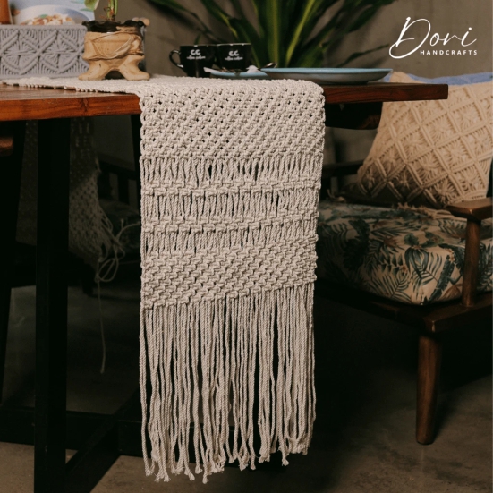 Macrame Table Runner