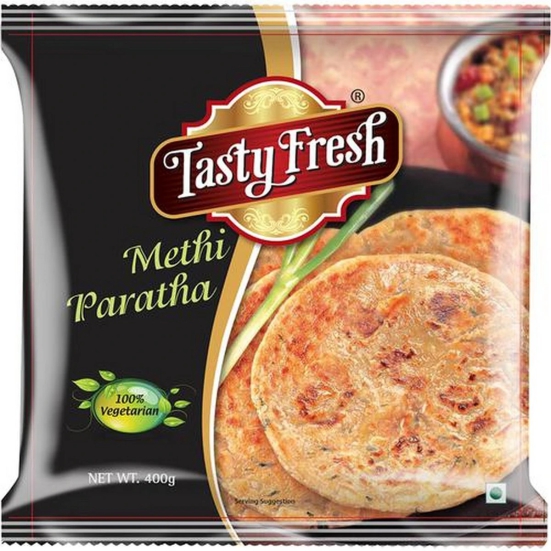 Tasty Fresh Methi Paratha, 400 Gm