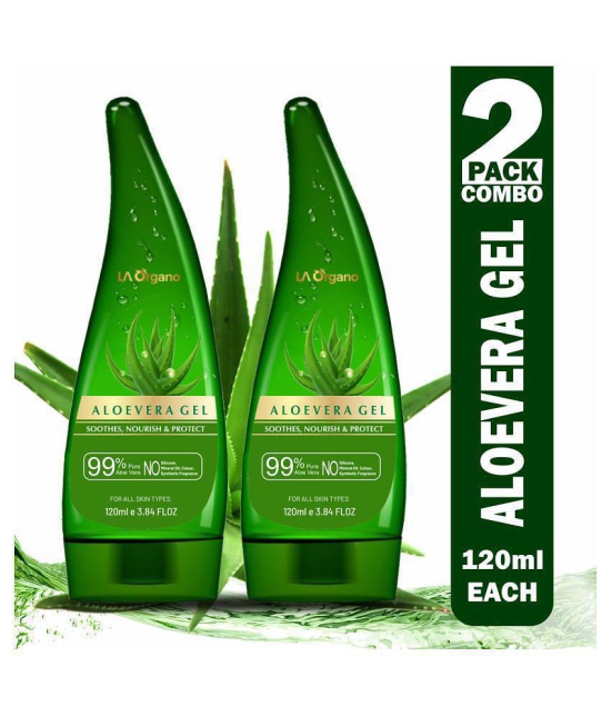 LA ORGANO Aloe Vera Gel Hydration Booster 240ml ml Pack of 2