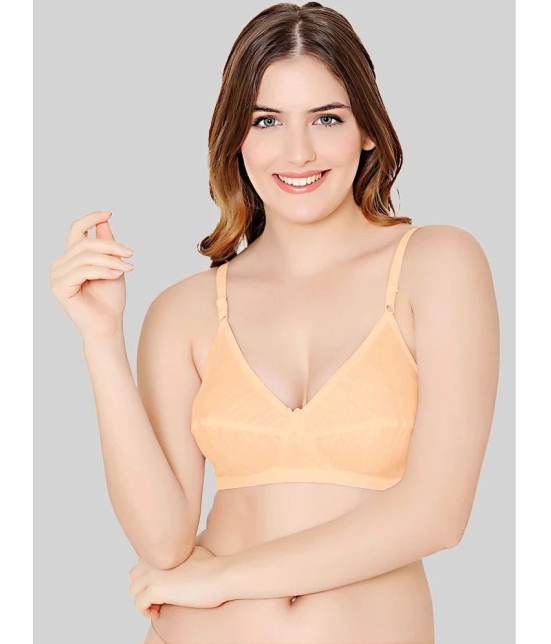 Bodycare Beige Cotton Blend Non Padded Womens Everyday Bra ( Pack of 1 ) - None