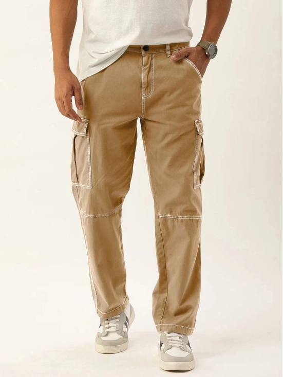 Bene Kleed Regular Flat Mens Chinos - Beige ( Pack of 1 ) - None