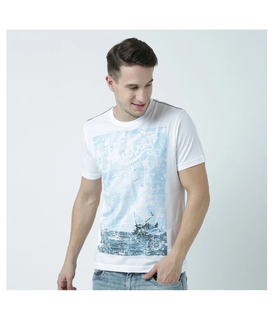 Huetrap cotton White Printed T-Shirt Single Pack - None