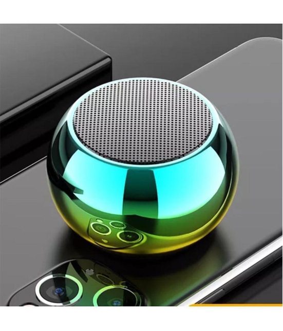 Tecsox Mini Speaker 4 W Bluetooth Speaker Bluetooth v5.0 with 3D Bass Playback Time 3 hrs Gold - Gold