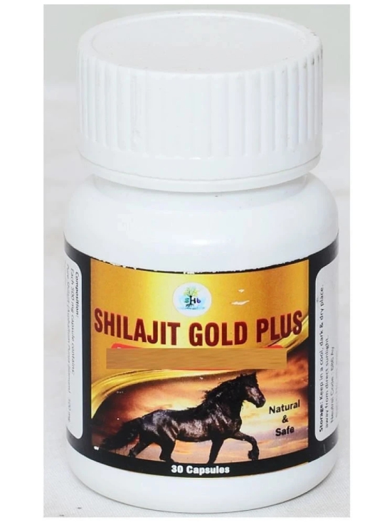 Shilajit Gold Plus Capsules|100% Ayurvedic | Pure & Natural Shilajeet| Boost Immunity,Night Stamina