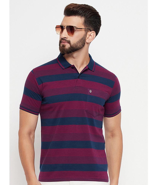 UNIBERRY - Multicolor Cotton Blend Regular Fit Mens Polo T Shirt ( Pack of 1 ) - None