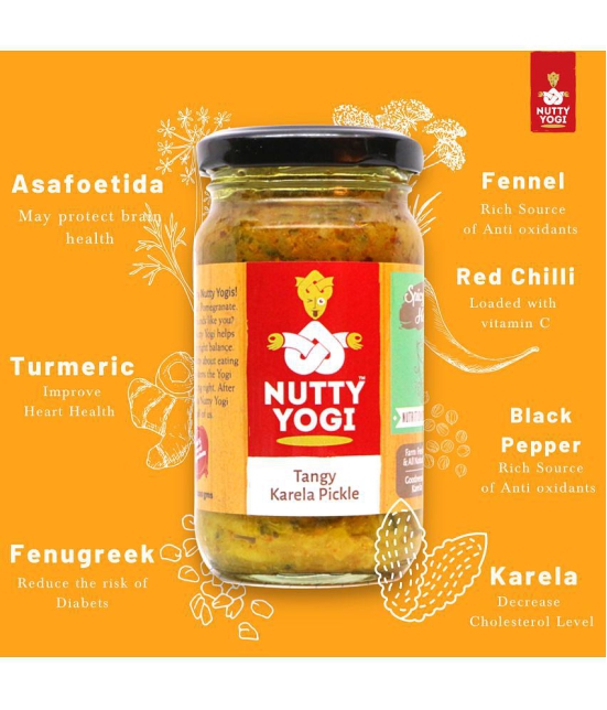 Nutty Yogi Tangy Karela Pickle 200 g