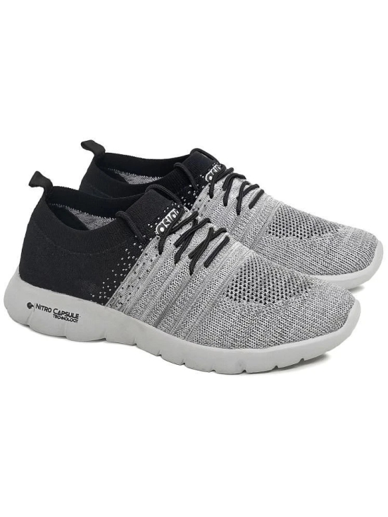 ASIAN STORM-02 Dark Grey Mens Sports Running Shoes - None