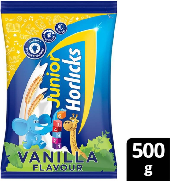 Junior Horlicks Vanilla Flavor  (500 g)