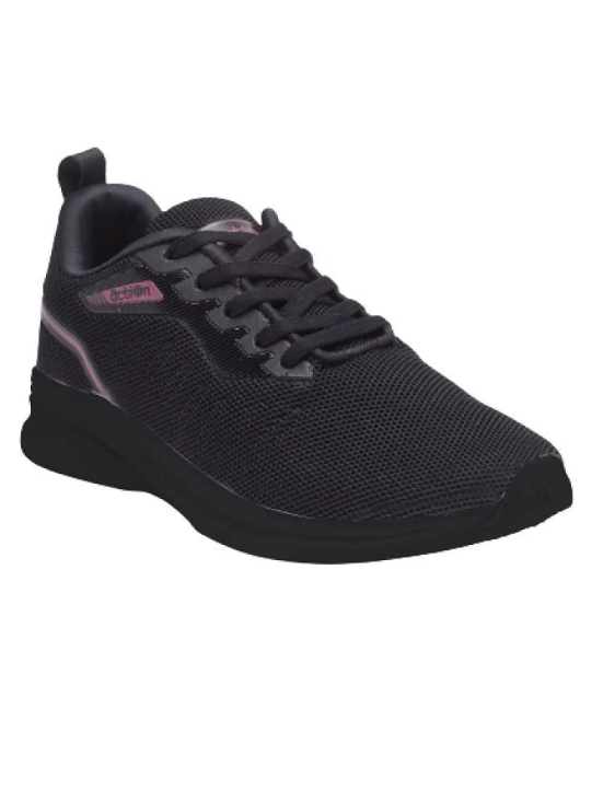 Action - Black Womens Running Shoes - None