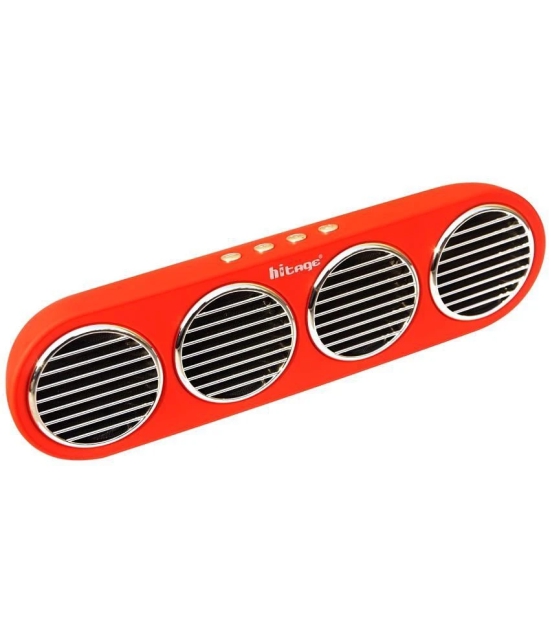 hitage BS-315 Speaker 5 W Bluetooth Speaker Bluetooth V 5.0 with USB,Aux Playback Time 24 hrs Red - Red