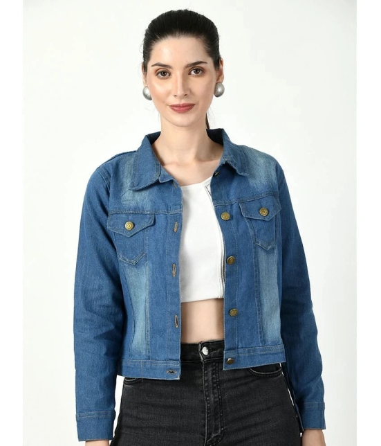 DKGF Fashion - Denim Blue Jackets Pack of 1 - None