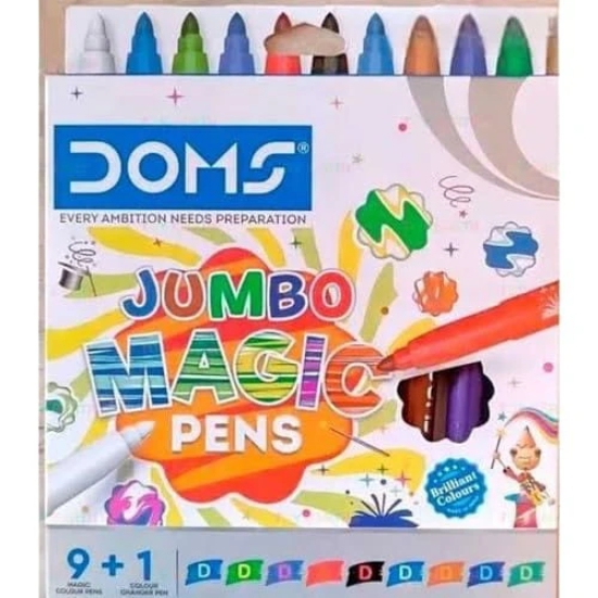 DOMS Jumbo Magic Pens - Pack of 10