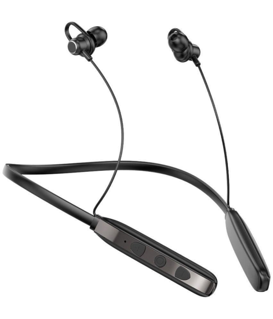 Tecsox In-the-ear Bluetooth Headset with Upto 20h Talktime Deep Bass - Black - Black