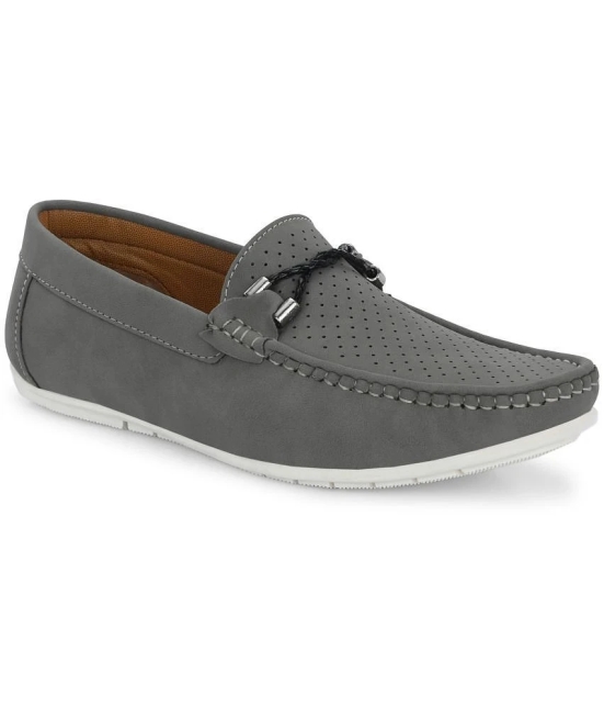 Leeport Gray Mens Slip on - 7