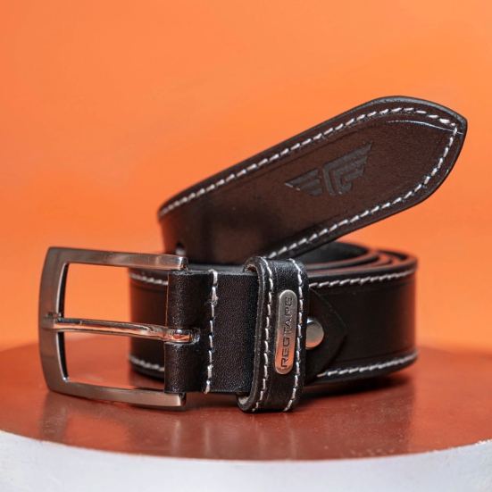 Red Tape Leather Belt For Men | Solid Leather Belt | Classic And Durable