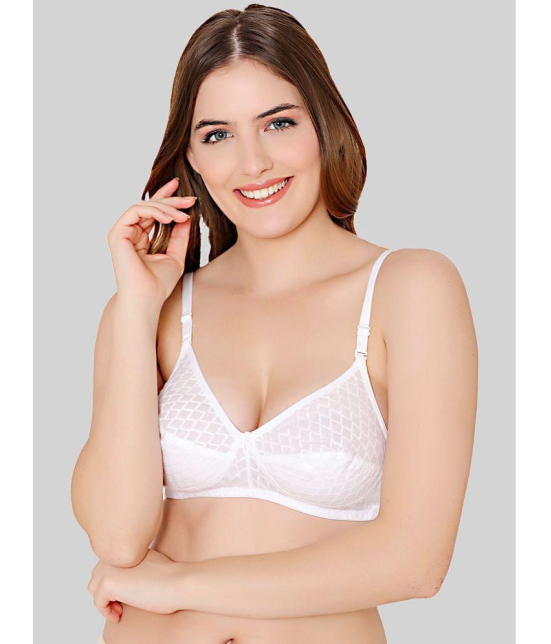 Bodycare White Cotton Non Padded Womens Everyday Bra ( Pack of 1 ) - None