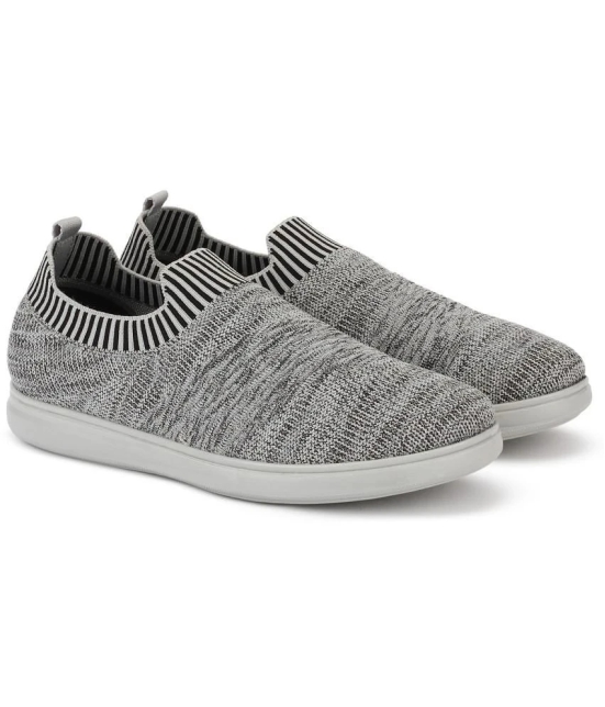 Aqualite Grey Mens Slip-on Shoes - None