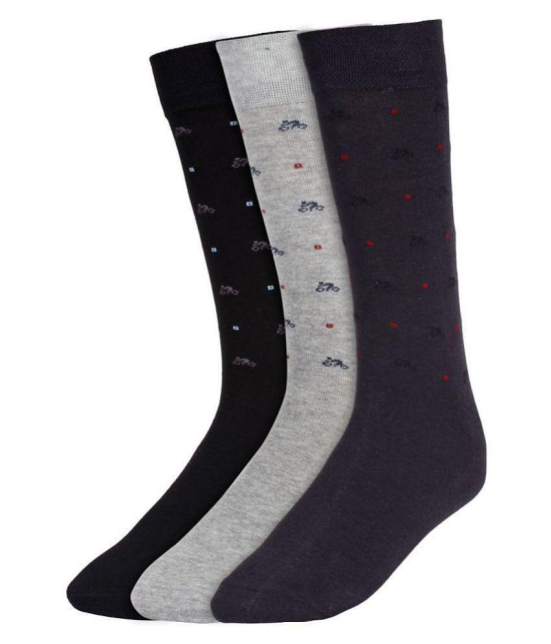 Creature Gray Formal Full Length Socks Pack of 3 - Gray