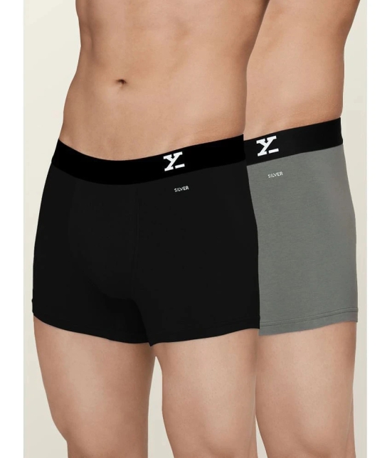 XYXX - Multicolor Cotton Mens Trunks ( Pack of 2 ) - None