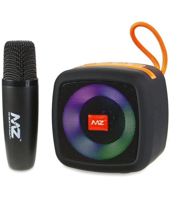 MZ S660 5 W Bluetooth Speaker Bluetooth V 5.0 with SD card Slot Playback Time 6 hrs Black - Black