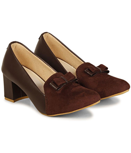 Commander - Brown Women's Pumps Heels - None