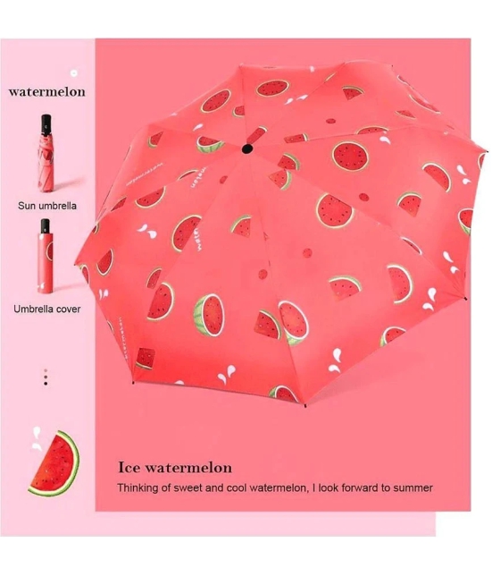 KEKEMI Red 3 Fold Umbrella - Red