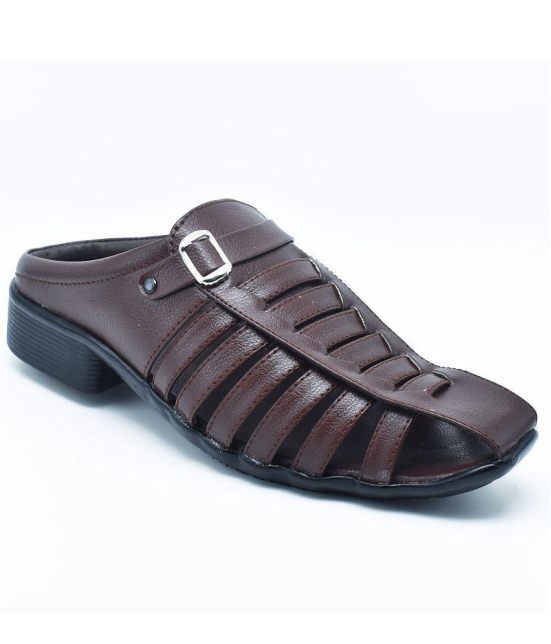 Dream Makers - Brown Men's Sandals - None