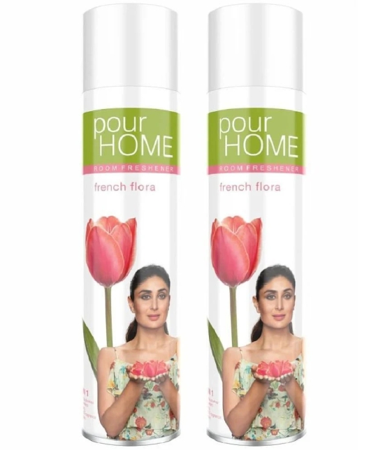 POUR HOME French flora Room Freshener Spray, 220ml Each (Pack of 2 )