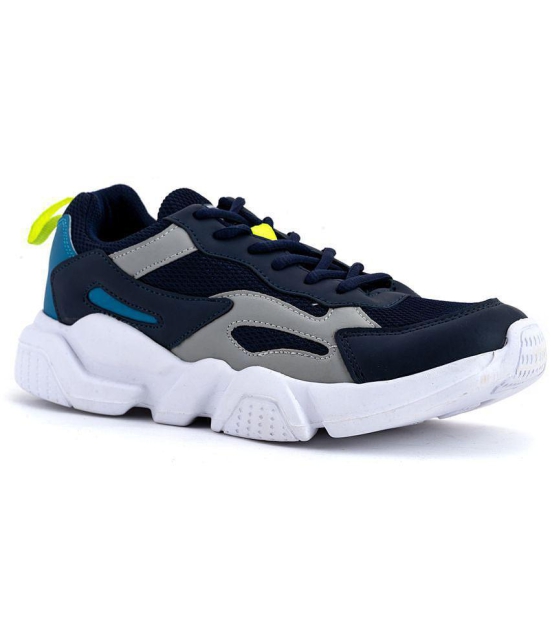 KHADIM - PRO Sports Shoes Navy Mens Sports Running Shoes - None