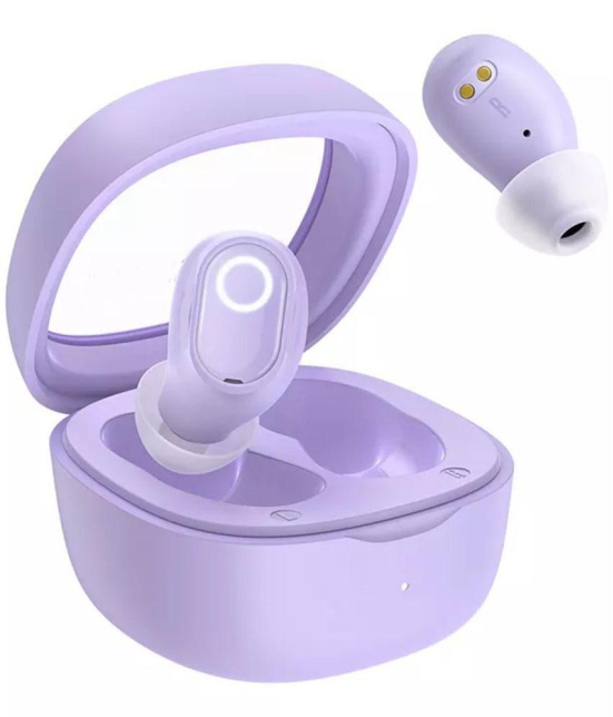 VEhop Super Mini Buds In Ear True Wireless (TWS) 25 Hours Playback IPX4(Splash & Sweat Proof) Low Latency,Powerfull bass -Bluetooth V 5.2 Purple