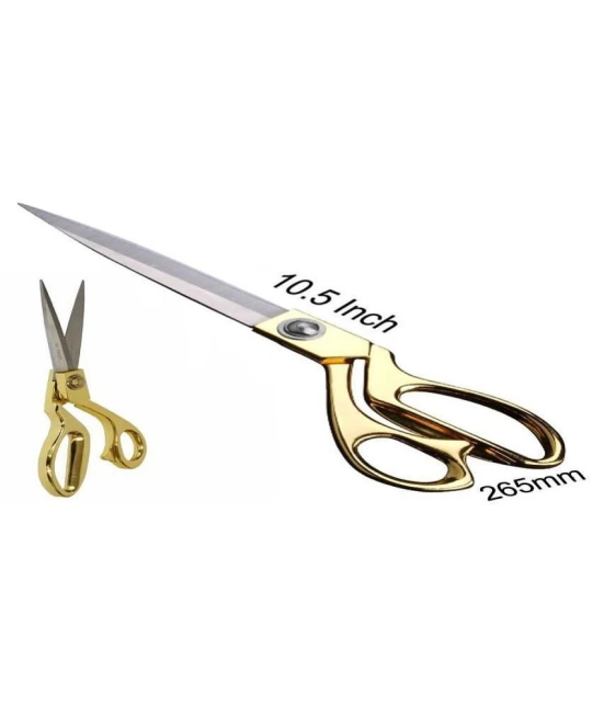 Dkuy Beautiful Golden Handle Scissor 10.5 inch For cutting clothes and Fabrics