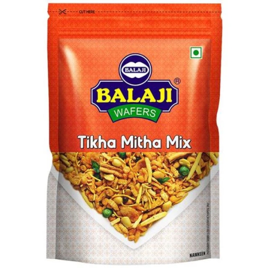 Balaji Namkeen Tikha Mitha Mix, 500 Gm