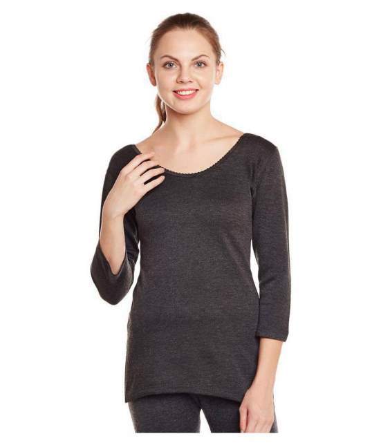 Trendygal Cotton Blend Topwear - Black - None