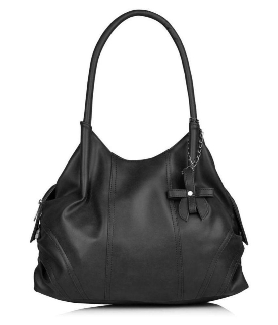 Fostelo - Black  PU Shoulder Bag - Black