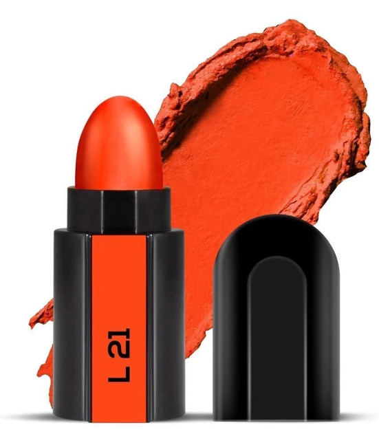 RENEE Fab 5 Refill Bullet Matte Lipstick, L 21 Tictoc Tangerine 1.5gm