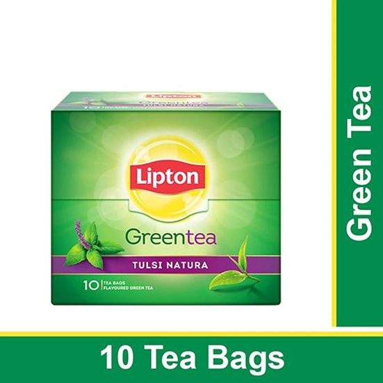 Lipton Tulsi Natura Green Tea, 10 Pcs