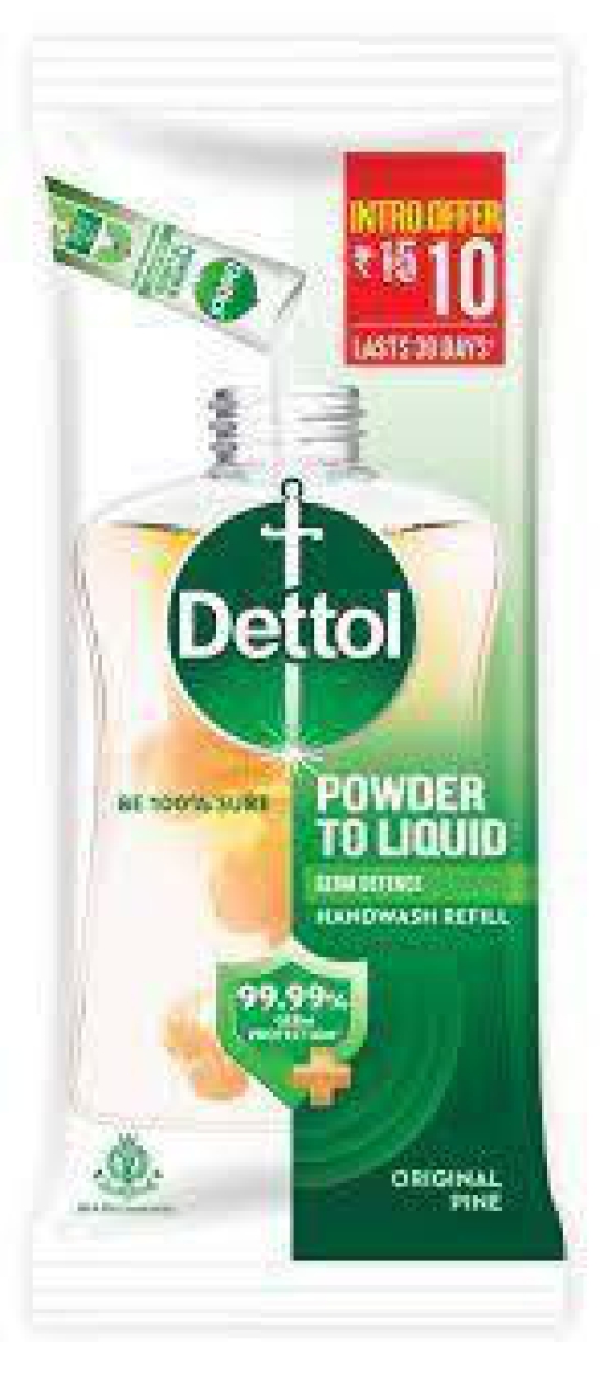 DETTOL HW POWDER POUCH 8G 10/